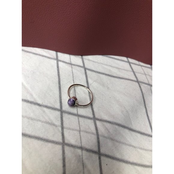 Jewelry - Amethyst size 6 ring sterling silver